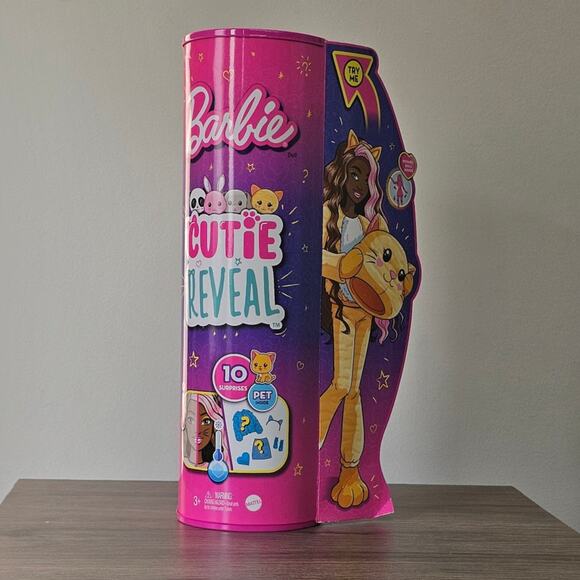 Barbie Cutie Reveal  Series 1 Kitty Plush Costume NWT - Picture 1 of 7